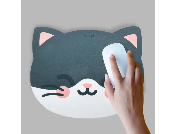 Wondee Alfombrilla para ratón forma gato Wondee Alfombrilla para ratón forma gato