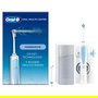 Oral-B Oxyjet JAS23 Munddusche con Bluetooth, Sensor de Presión Inteligente, Temporizador y Cargador - Blanco