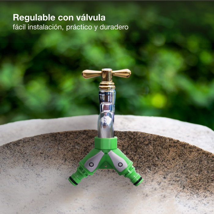 Navelis Adaptador de grifo 2 salidas Ø3/4 pulgadas