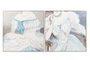 DKD Home Decor Cuadro Lienzo Pino 102x4,5x102 Mujer Surtido de 2