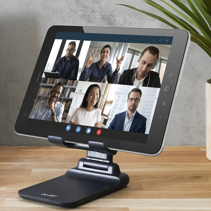 Be Mix Soporte Móvil y Tablet Plegable Ajustable para Smartphone - Superficie Antideslizante