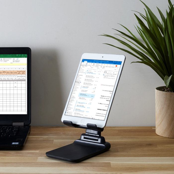 Be Mix Soporte Móvil y Tablet Plegable Ajustable para Smartphone - Superficie Antideslizante