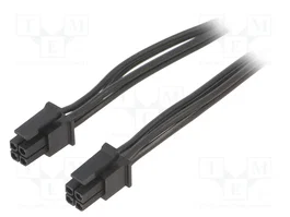 ESPE Cable de alimentación Micro-Fit 3.0 hembra-hembra 4 pines 0,8m