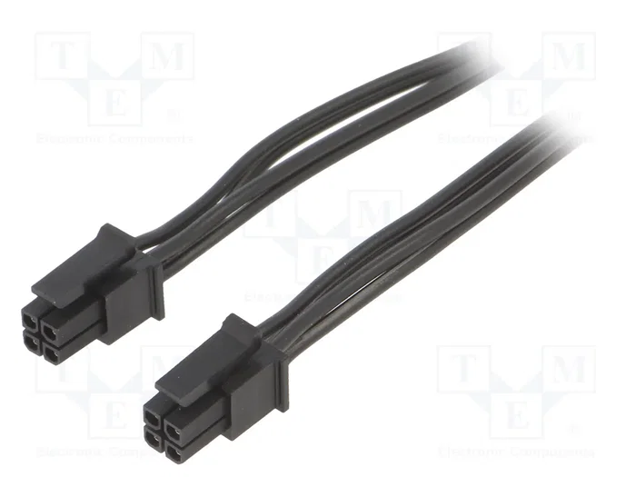ESPE Cable de alimentación Micro-Fit 3.0 hembra-hembra 4 pines 0,8m ESPE Cable de alimentación Micro-Fit 3.0 hembra-hembra 4 pines 0,8m