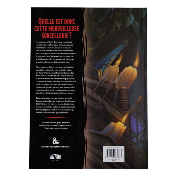 Dungeons & Dragons RPG Le Chaudron des Merveilles de Tasha francés