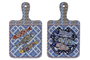 DKD Home Decor Salvamantel Atlantico Azul Naranja 25.5x1x15 cm (12 Unidades)