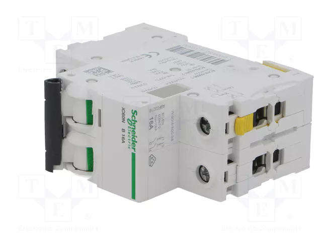 SCHNEIDER ELECTRIC Interruptor magnetotérmico ACTI9 iC60N 16A 2 polos B