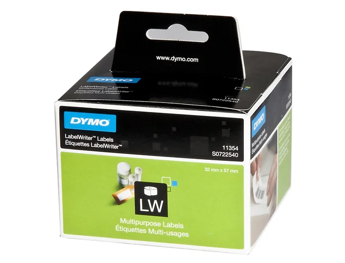 DYMO Etiquetas Multifunción 57x32mm, 1 Rollo de 1000 unidades DYMO Etiquetas Multifunción 57x32mm, 1 Rollo de 1000 unidades