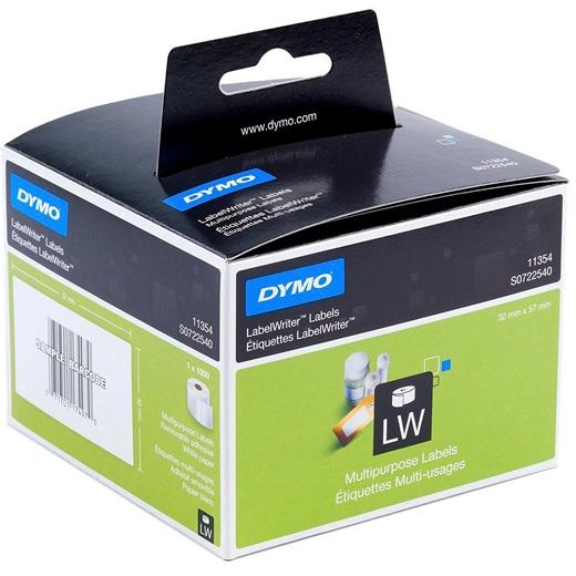 DYMO Etiquetas Multifunción 57x32mm, 1 Rollo de 1000 unidades DYMO Etiquetas Multifunción 57x32mm, 1 Rollo de 1000 unidades