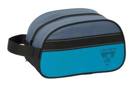 Neceser de Viaje BlackFit8 California Azul Negro Reciclable 26 x 15 x 12 cm