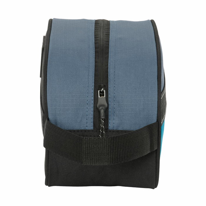 Neceser de Viaje BlackFit8 California Azul Negro Reciclable 26 x 15 x 12 cm Neceser de Viaje BlackFit8 California Azul Negro Reciclable 26 x 15 x 12 cm