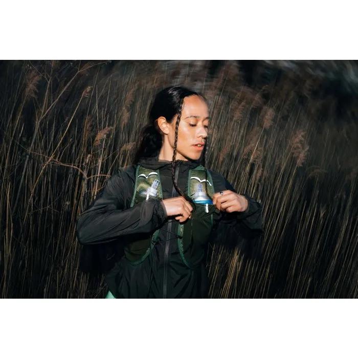 Endurance Chaleco de Running de Resistencia con Botellas de Agua Blandas - Talla L - Negro