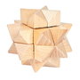 Mister Gadget Juego Puzzle De Madera Vintage Cubo Esfera Pirámide 3D Ejercita Tu Cerebro 8x8x8cm