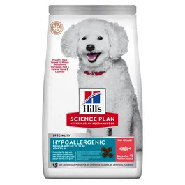 Hill's Science Plan Hypoallergenic Alimento para Perros Adultos Pequeños y Mini con Salmón y Atún 6 kg