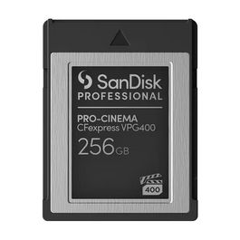 SanDisk Professional PRO-CINEMA CFexpress 256GB Tarjeta de Memoria VPG400 Hasta 1700MB/s Lectura 1400MB/s Escritura