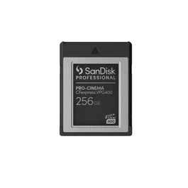 SanDisk PRO-CINEMA 256 GB CFexpress 1700 MB/s lectura 1400 MB/s escritura Negro