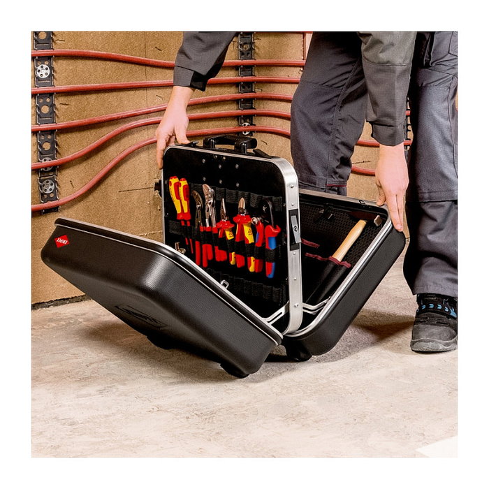 Knipex 00 21 42 Werkzeugkoffer BIG Twin Elektro Maletín de Herramientas Negro 520x250x435 mm Knipex 00 21 42 Werkzeugkoffer BIG Twin Elektro Maletín de Herramientas Negro 520x250x435 mm