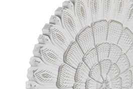 DKD Home Decor Decoracion Pared Blanco 1.5 x 23 x 23 cm (6 Unidades)