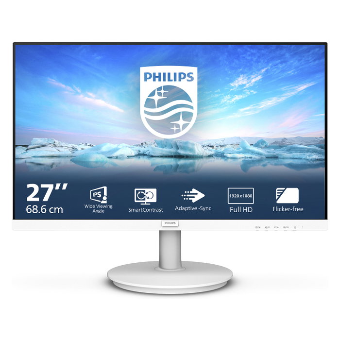 Philips 271V8AW Monitor IPS Full HD 27 pulgadas Blanco