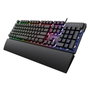 Rampage Fortuna Set de Teclado y Mouse Gaming con Alfombrilla Negro