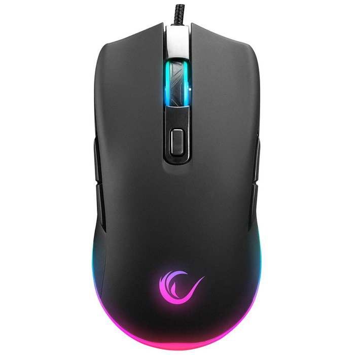 Rampage Fortuna Set de Teclado y Mouse Gaming con Alfombrilla Negro