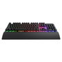 Rampage Fortuna Set de Teclado y Mouse Gaming con Alfombrilla Negro