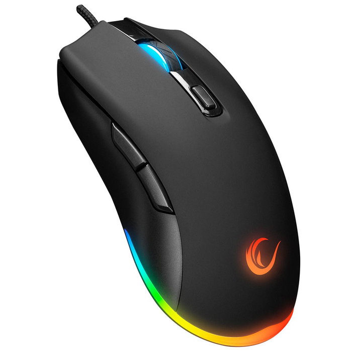 Rampage Fortuna Set de Teclado y Mouse Gaming con Alfombrilla Negro