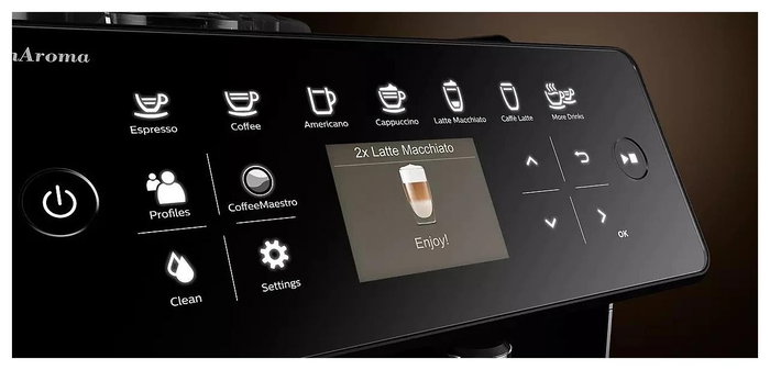 Saeco GranAroma SM6480/00 Cafetera Superautomática 1500W Negro