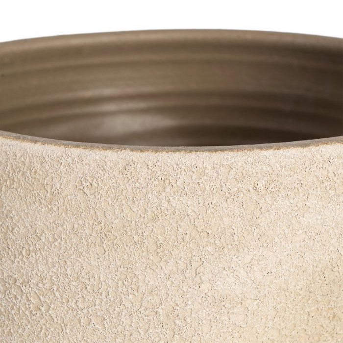 Macetero Piedra Cerámica Decoración 30 X 30 X 29 cm