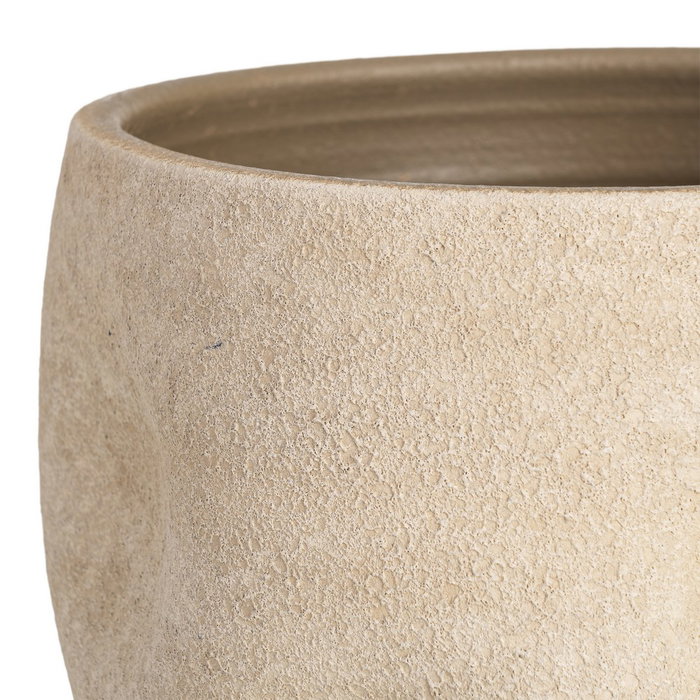 Macetero Piedra Cerámica Decoración 30 X 30 X 29 cm