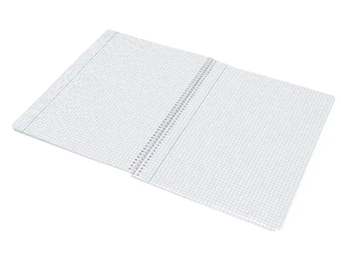 Liderpapel Cuaderno espiral A5 Wonder con cuadrícula 4 mm, 80 hojas, colores surtidos