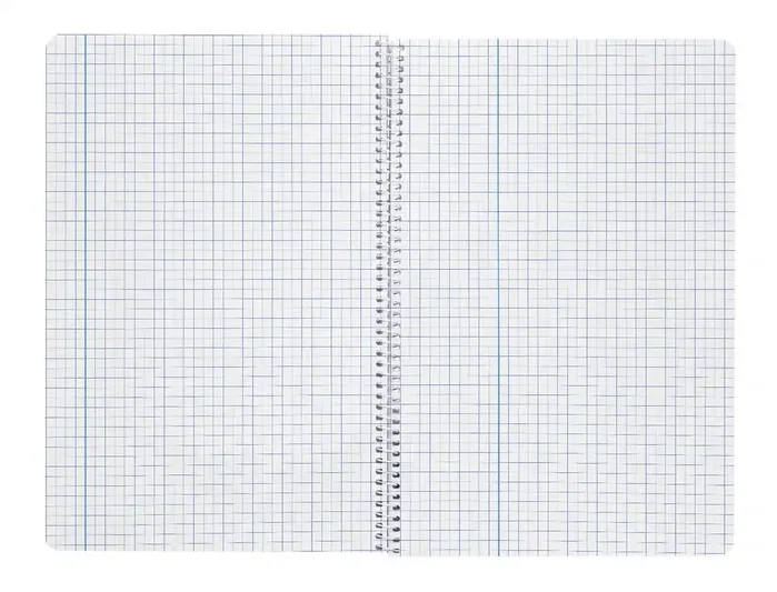 Liderpapel Cuaderno espiral A5 Wonder con cuadrícula 4 mm, 80 hojas, colores surtidos