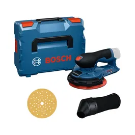 Bosch Lijadora Orbital Profesional 12V GEX 12V-150-3, 150 mm con Hoja de Lija, Anillo, Bolsa, Plato y Estuche - Batería No Incluida