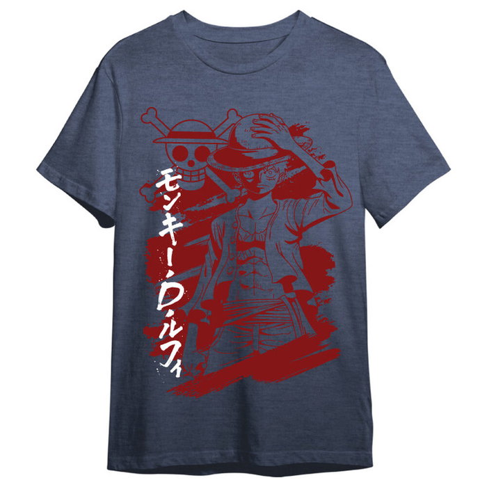 TOEI ANIMATION Camiseta Adulto One Piece Monkey D. Luffy 100% Algodón Talla XL TOEI ANIMATION Camiseta Adulto One Piece Monkey D. Luffy 100% Algodón Talla XL