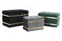 DKD Home Decor Descalzadora Negro Verde 70 x 43 x 40 cm Set de 3
