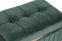 DKD Home Decor Descalzadora Negro Verde 70 x 43 x 40 cm Set de 3