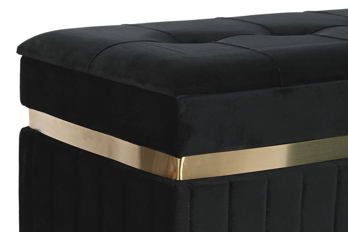 DKD Home Decor Descalzadora Negro Verde 70 x 43 x 40 cm Set de 3 DKD Home Decor Descalzadora Negro Verde 70 x 43 x 40 cm Set de 3