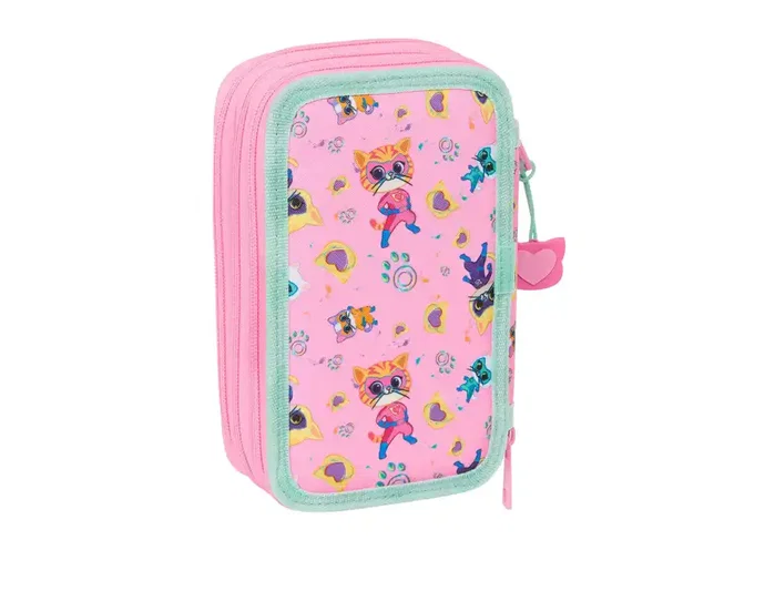 Safta Plumier Triple Superkitties 37 Pcs
