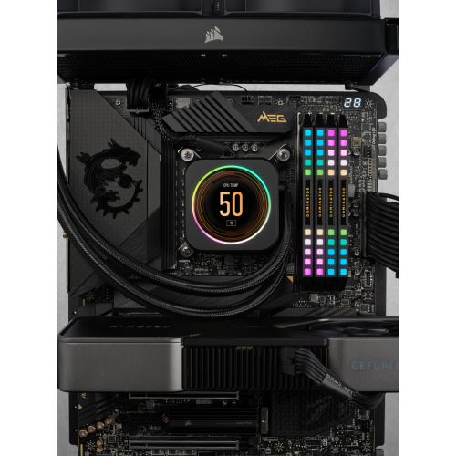 Corsair CMT64GX5M4B6400C32 Dominator Platinum RGB 64 GB (4x16 GB) DDR5 6400 MHz CL32 Corsair CMT64GX5M4B6400C32 Dominator Platinum RGB 64 GB (4x16 GB) DDR5 6400 MHz CL32
