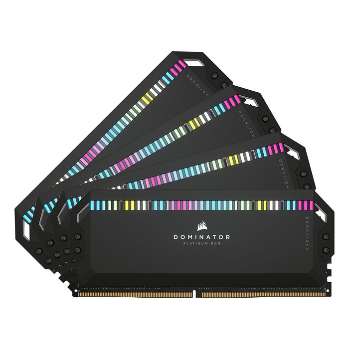 Corsair CMT64GX5M4B6400C32 - Kit Memoria RAM 64GB (4x16GB) DDR5 6400MHz CL32 DIMM Dominator Platinum RGB con XMP 3.0
