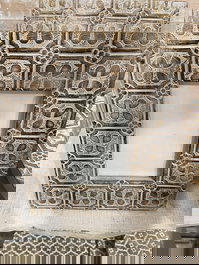 DKD Home Decor Espejo Indio Marron Mango MDF Cristal 4 x 76 x 76 cm