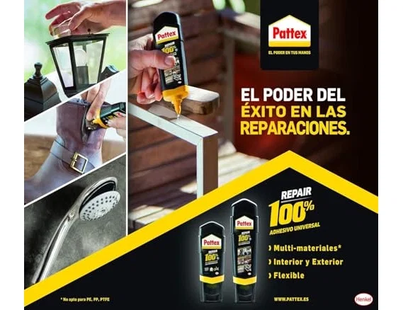 Henkel Pattex Pegamento Universal 100% sin disolventes 50 g