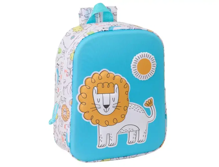 Safta Mochila de Guardería 3D Lion