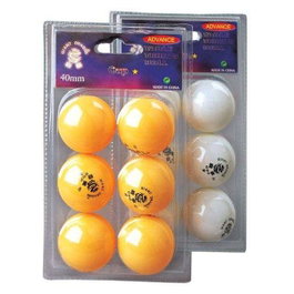 Ociotrends Blister con 6 Pelotas de Ping Pong