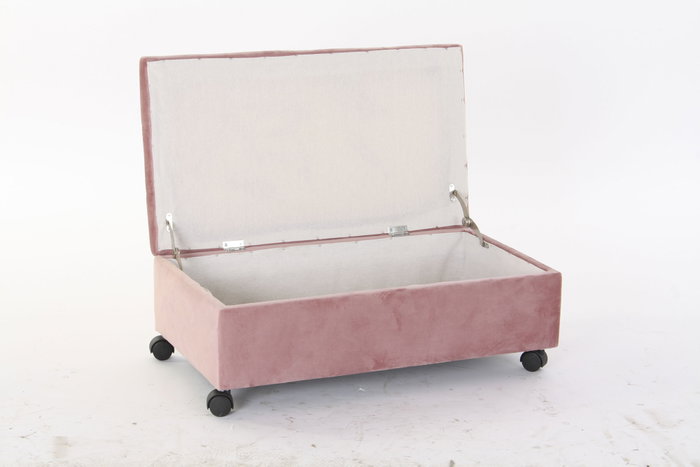 DKD Home Decor Baúl de Terciopelo Surtido de 2 Unidades DKD Home Decor Baúl de Terciopelo Surtido de 2 Unidades