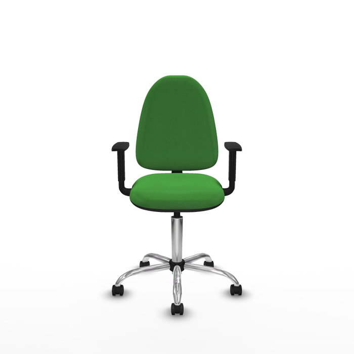 PIQUERAS Y CRESPO Silla de oficina Aýna Verde con Base Cromada PIQUERAS Y CRESPO Silla de oficina Aýna Verde con Base Cromada