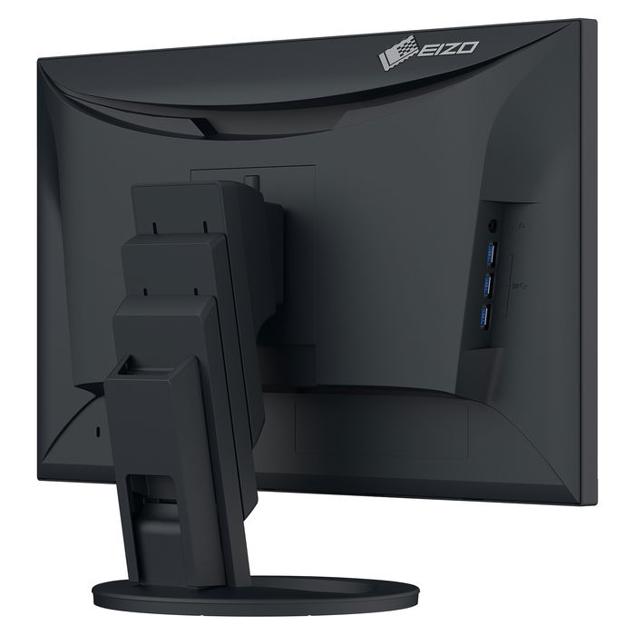 EIZO FlexScan EV2490-BK Monitor 23.8" / 60.5 cm Full HD (1920x1080) IPS con USB-C 70W, HDMI, DisplayPort, Altavoces, Negro