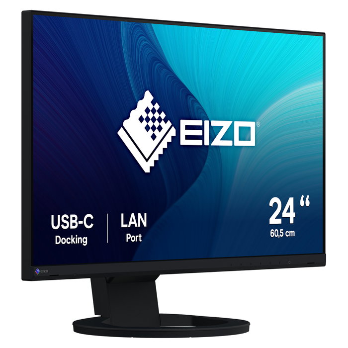 Eizo FlexScan EV2490-BK Negro 23.8 pulg. Full HD USB-C, HDMI, DP