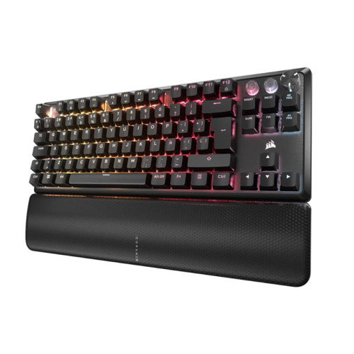 Corsair CH-911911G-ES Teclado Mecánico K70 PRO TKL Español Negro con Interruptores Magnéticos MGX Hyperdrive y Rapid Trigger para Gaming