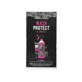 Muc-Off Kit Limpieza Bici: Nano Tech Cleaner 1L + MO-94 400ml + Wet Chain Lube 50ml